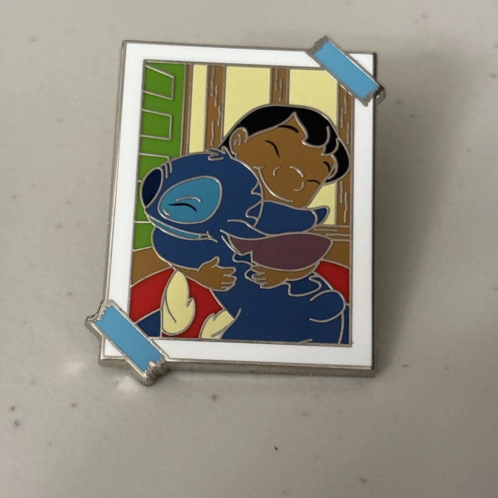 Disney Pin 2024 Stitch Photo Frame Mystery Pin Lilo and Stitch Hugging