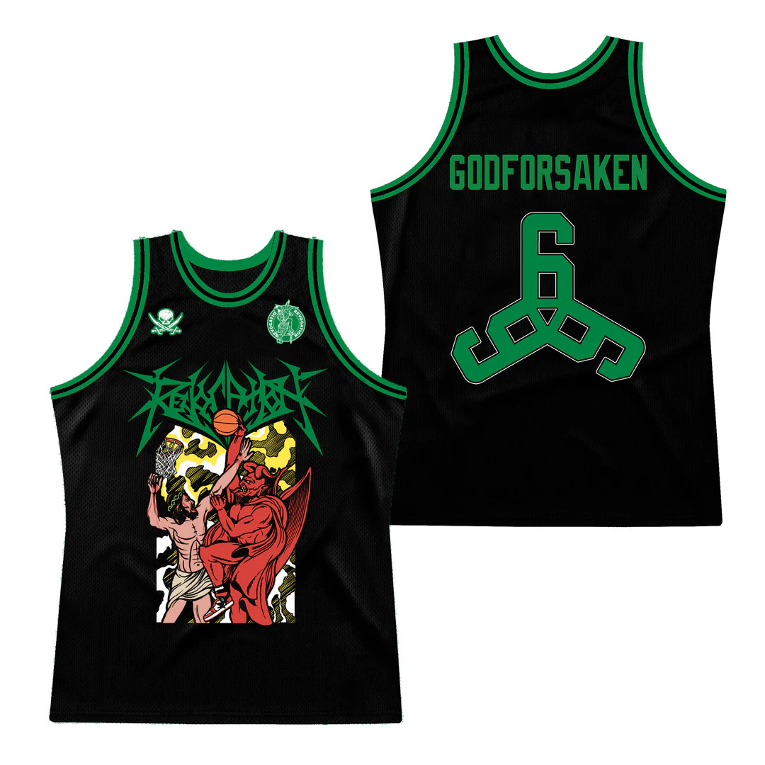 Revocation - Godforsaken basketball jersey Polyester Printed US2187