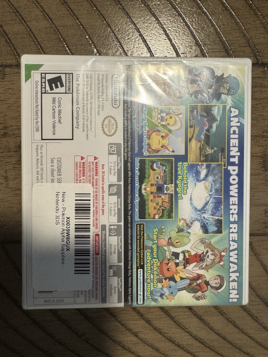 Buy Pokemon: Alpha Sapphire (Nintendo 3DS, 2014) online | eBay