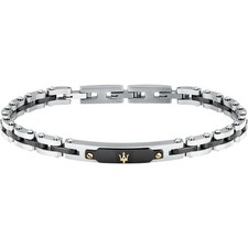 Bracelet SILVER BLACK CÉRAMIQUE OR JM424AXU06 Maserati Homme