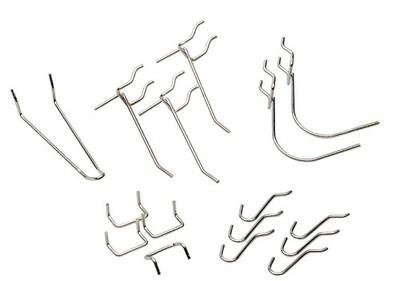 allit Haken-Set ''StorePlus Flex M 16'' chrom 16 Stück