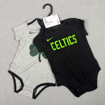 Boston Celtics Infant Creeper Nike 2024-25 NBA City Edition 2-Pack 12M 18M 24M