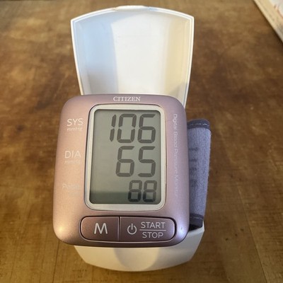 Citizen Adult Wrist Cuff Electronic Blood Pressure Monitor