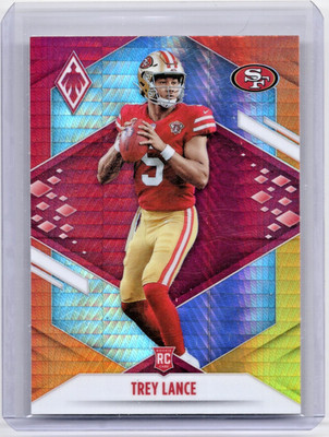 2021 Panini Phoenix - Rookie Trey Lance #103 Fire Burst (RC)