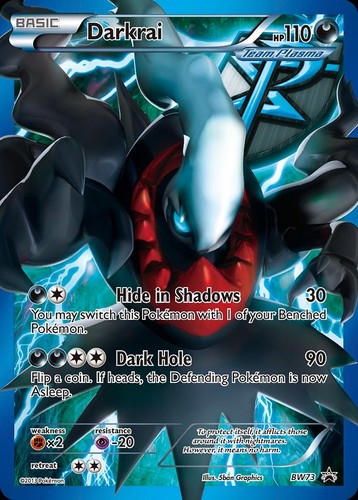 Pokemon Darkrai (BW73/143) BW Black Star Promos MP HOLO