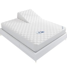 Waterproof Split Top King Mattress Pad Protector for Adjustable Bed, 34" Top