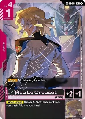 Gundam TCG Steel Requiem Rau Le Creuset - Steel Requiem (GD03)