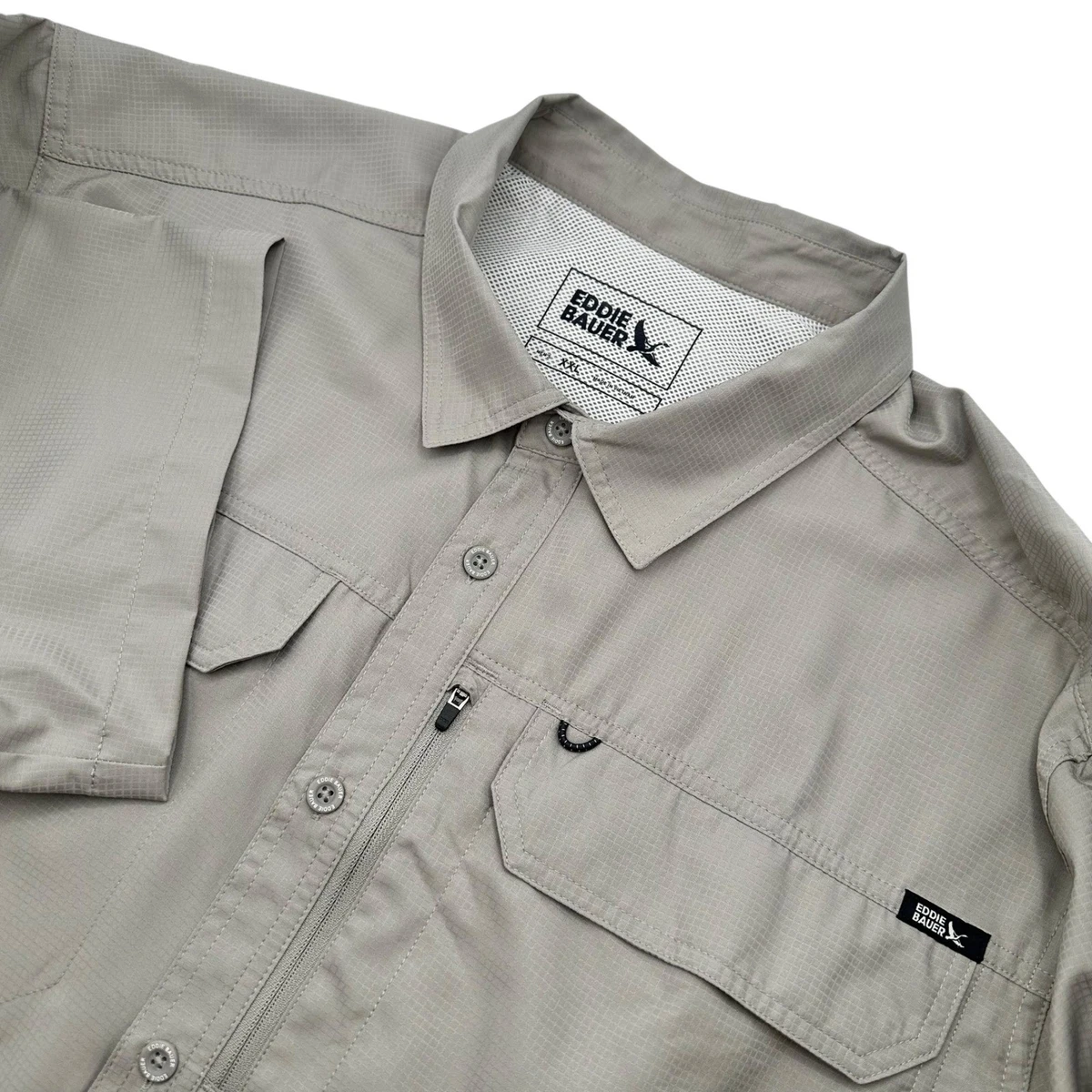 Camiseta Térmica Eddie Bauer Para Hombre - Manga Corta, Tecnología FreeDry, Control Olores, Tejido Suave Elástico