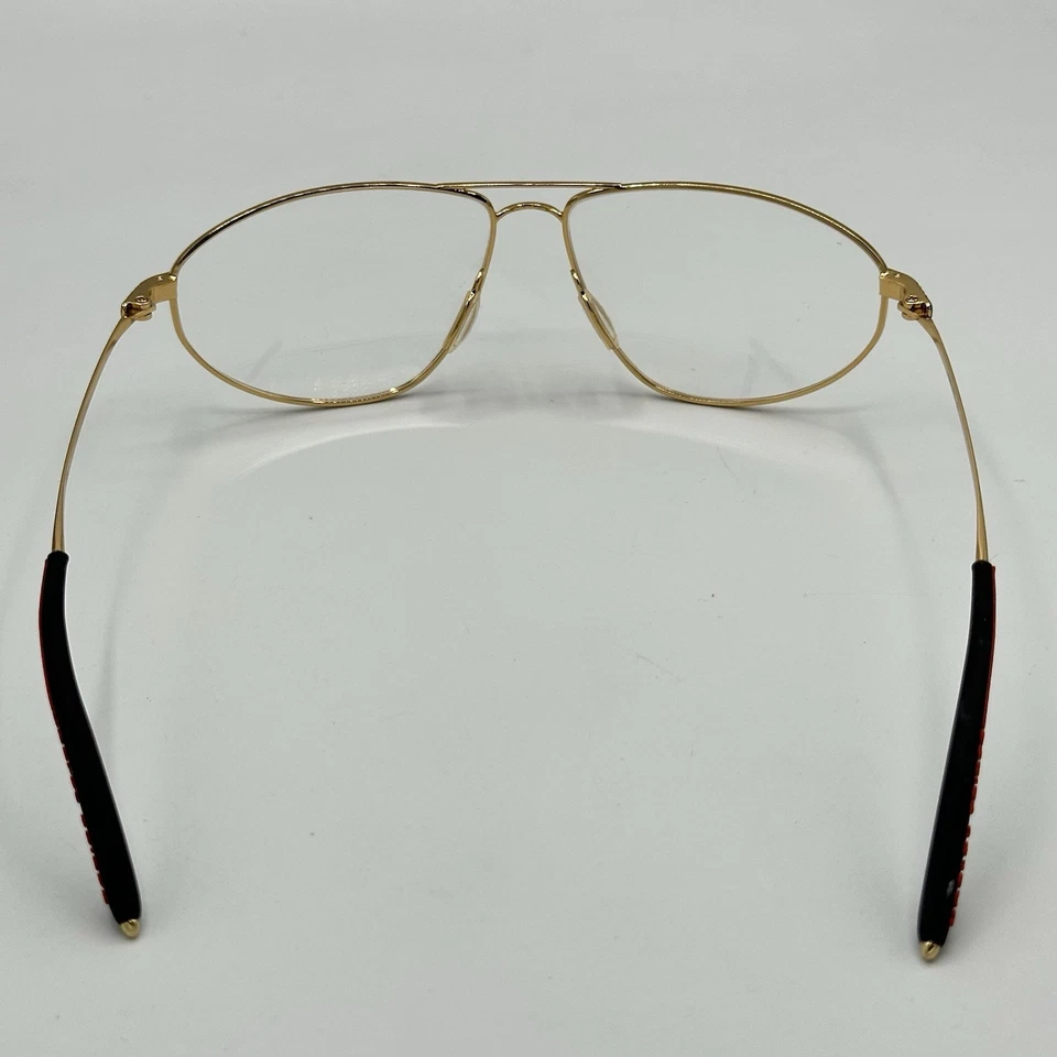 Armações de óculos de sol Mosley Tribes Legacy (60) G lente dourada transparente (autêntica) - Imagem 4 de 4