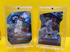 2023 Topps Stadium Club Triumvirates Shohei Ohtani /& 2023 Launched In To Orbit