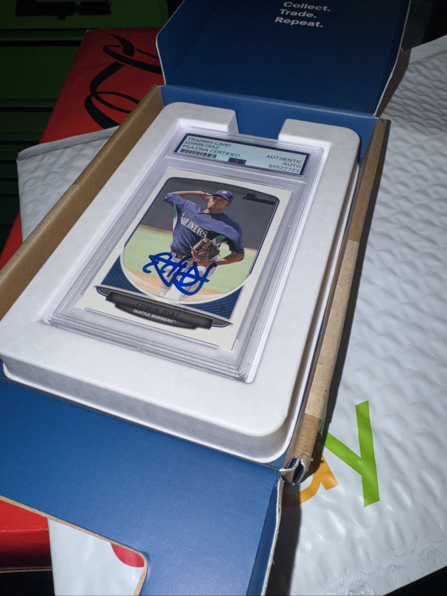 EPOCH 2019 ベストウォーリア　DNAカード　/50 Edwin Diaz Autograph Rookie Card PSA DNA Authentic Original RC