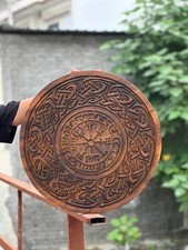 Carving Wooden Shield Handmade Viking Shield