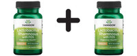 2 X Swanson Lactobacillus Rhamnosus With Fos, 5 Billion Cfu - (233,22 Eur/Kg)
