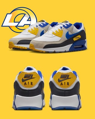 Nike Air Max 90 x NFL Los Angeles LA Rams Shoes II7587-100