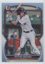 2023 Bowman 1st Edition Sky Blue Foil Peyton Graham #BPPF-57 fm0