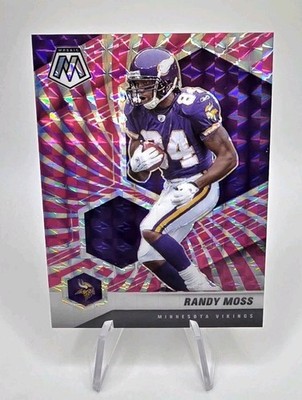 2021 Panini Mosaic - Randy Moss -  FOTL Pink Swirl /11 - Minnesota Vikings 