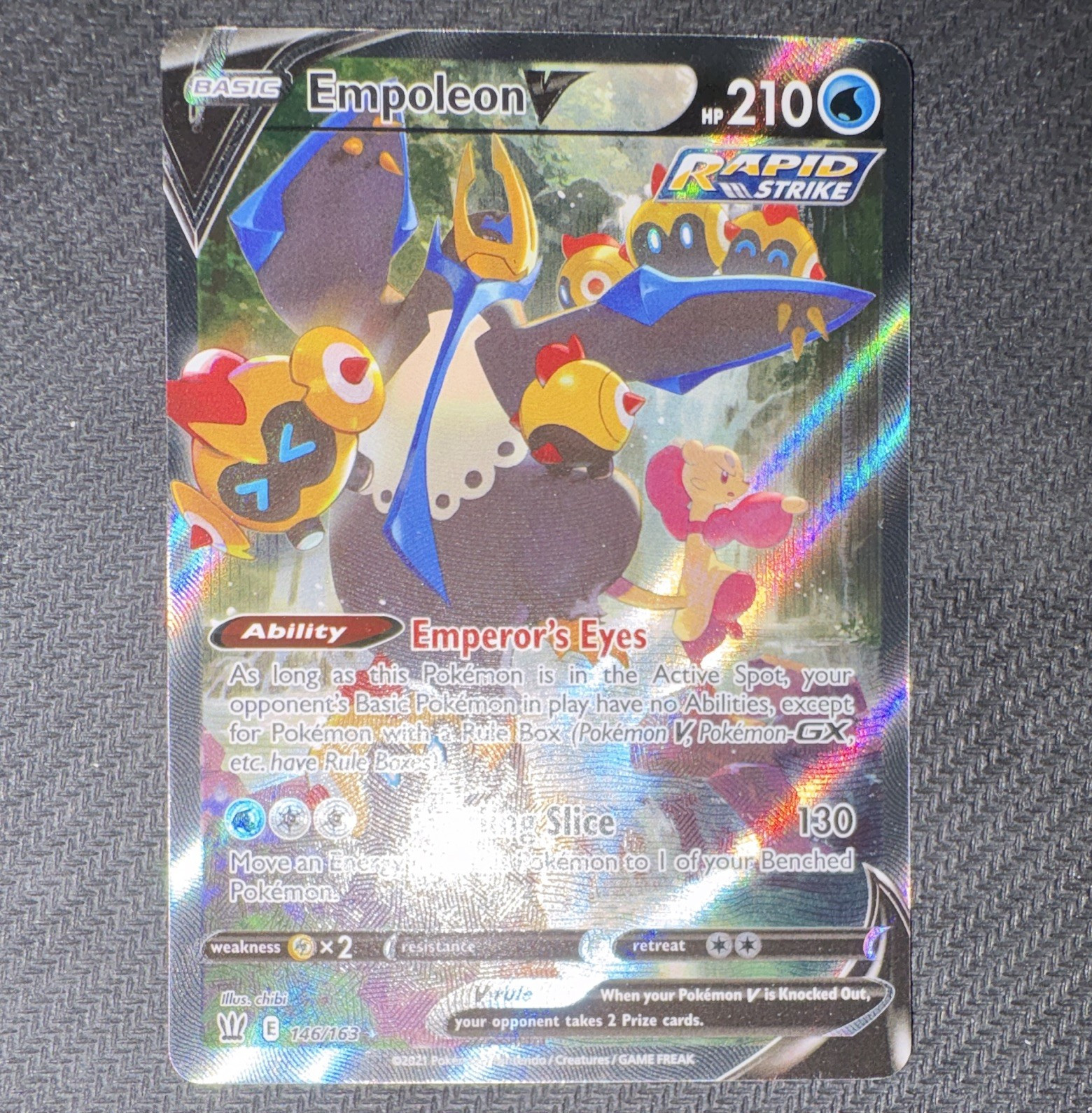 Pokémon TCG Empoleon V Alternate Full Art 146/163 Battle Styles Ultra Rare Holo