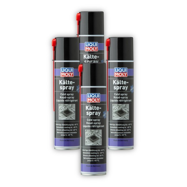 4X KäLtespray Liqui Moly 8916 KäLte-Spray KüHlung Vereisungsspray Montage 400Ml-image
