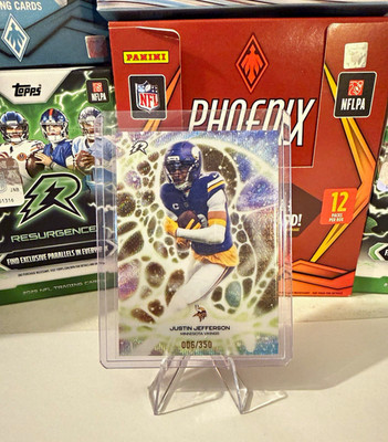2026 Topps Resurgence Justin Jefferson Protonyx Bronze Surge /350