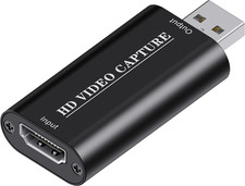 4K HDMI Video Capture Card, Cam Link Card, HDMI to USB 2.0 Game Audio