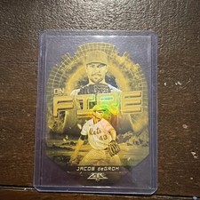2022 Topps Fire #EF-19 Jacob deGrom En Fuego Gold Minted New York Mets