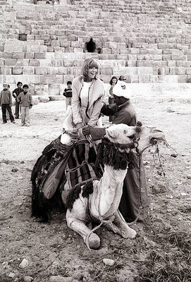 Corinna Reinhold shore excursion at North Africa Cruise M S E u r- 1979 Photo