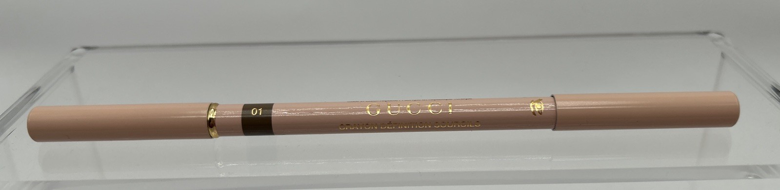 Gucci Crayon Definition Powder Eyebrow Brow Pencil 01 TAUPE .04 oz NEW W/0 BOX