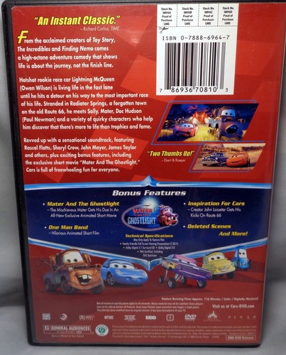 Cars DVD 2006 - Picture 2 of 2