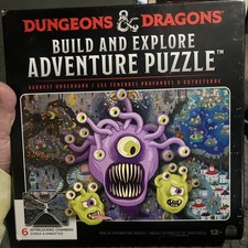 Dungeons & Dragons 1000 PC Interactive Build & Explore Adventure Puzzle SEALED
