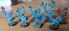 9 Metall Blue Horrors of Tzeentch Chaos Daemons Warhammer 5th ed 40k bemalt