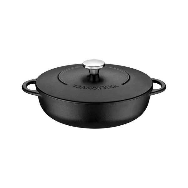 Tramontina Trento Schmortopf Kochtopf Topf Induktionsgeeignet Gusseisen Ø 28 Cm-image