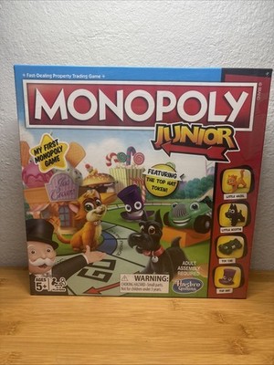 Monopoly Junior Board Game My First Monopoly Game Ages 5+ Hasbro 2017 Sealed