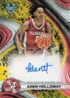 2024-25 Bowman's Best University Aden Holloway Autograph Auto Yellow #/75