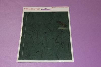Mrs. Grossman's Package of Full Sheet of Papier Viridian Green Stickers!