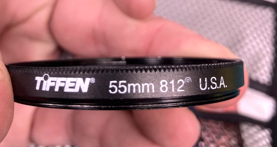 Tiffen 55mm Filters Kit UV Protector Circular Polarizer 812 Lens Camera Set USA - Image 3 of 4