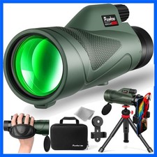 Portable 12x60 Monocular Telescope for Travel: Perfect for Birdwatching  Sports