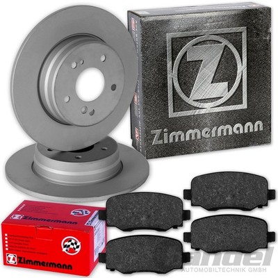 ZIMMERMANN BREMSSCHEIBEN 278mm + BELÄGE HINTEN passend für JEEP COMPASS