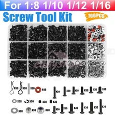 Universal RC Screw Kit Box Set for 1/8 1/10 HSP Traxxas Car Parts Repair Tool
