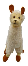 Llama Alpaca Plush Cream Beige Stuffed Animal 11" 
