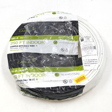 Imperium Cable NM-B 14/2 Indoor Copper Building Wire with Ground White  250ft