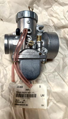 Genuine NOS  NIB Mikuni 34mm Round Carburetor Carb VM34-515  SKIDOO BOMBADIER