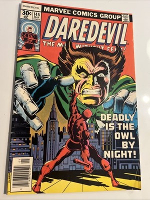 Daredevil #145 The Owl (Marvel Comics May 1977)