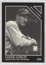 1992 The Sporting News Conlon Collection Goose Goslin #437 HOF 5hy