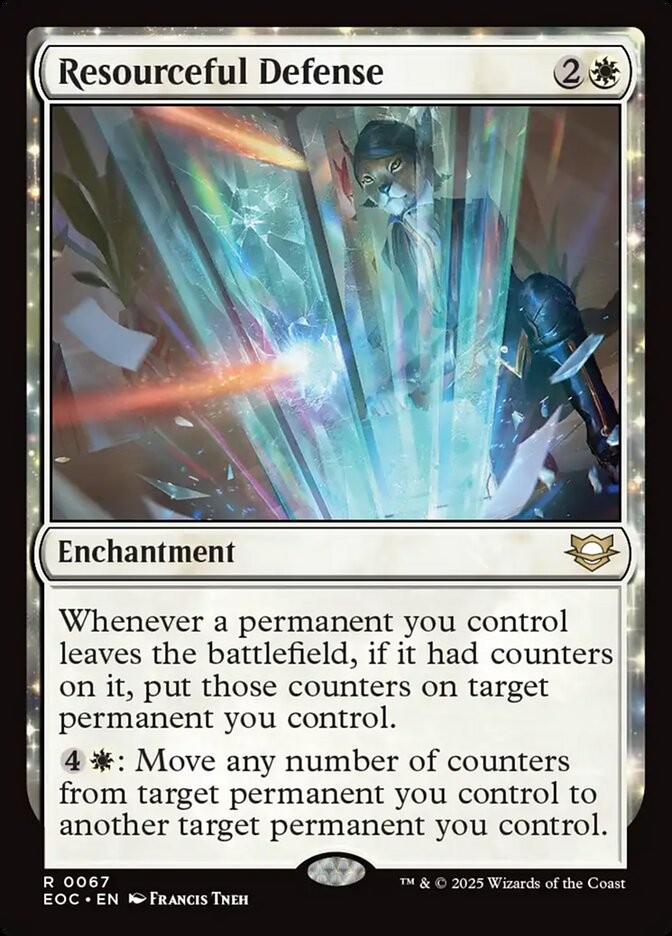 MTG Resourceful Defense (67/230) Edge of Eternities Commander LP