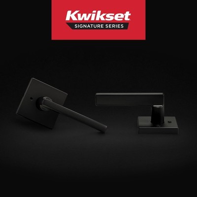 Kwikset Halifax Interior Privacy Door Handle with Lock, Door Lever