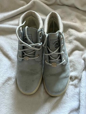 Hellblaue wasserdichte Timberland Nellie Chukka Damenstiefel Größe UK 6