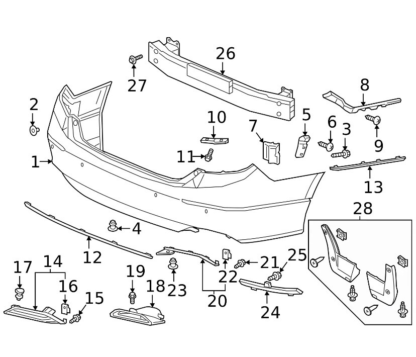Genuine HONDA Fender Bolt Flange (6X15) 90108S0A003 eBay