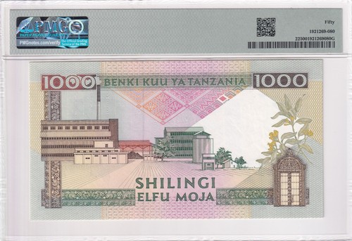 Tanzania, 1.000 Shillings, 1990, AUNC, p22 - Picture 2 of 2