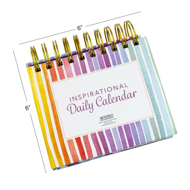 Motivational & Inspirational Perpetual Daily Flip Calendar with Self