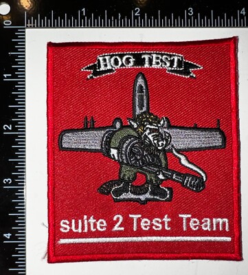 USAF A-10 Flight Hog Test Suite 2 Test Team Eglin AFB Florida Patch
